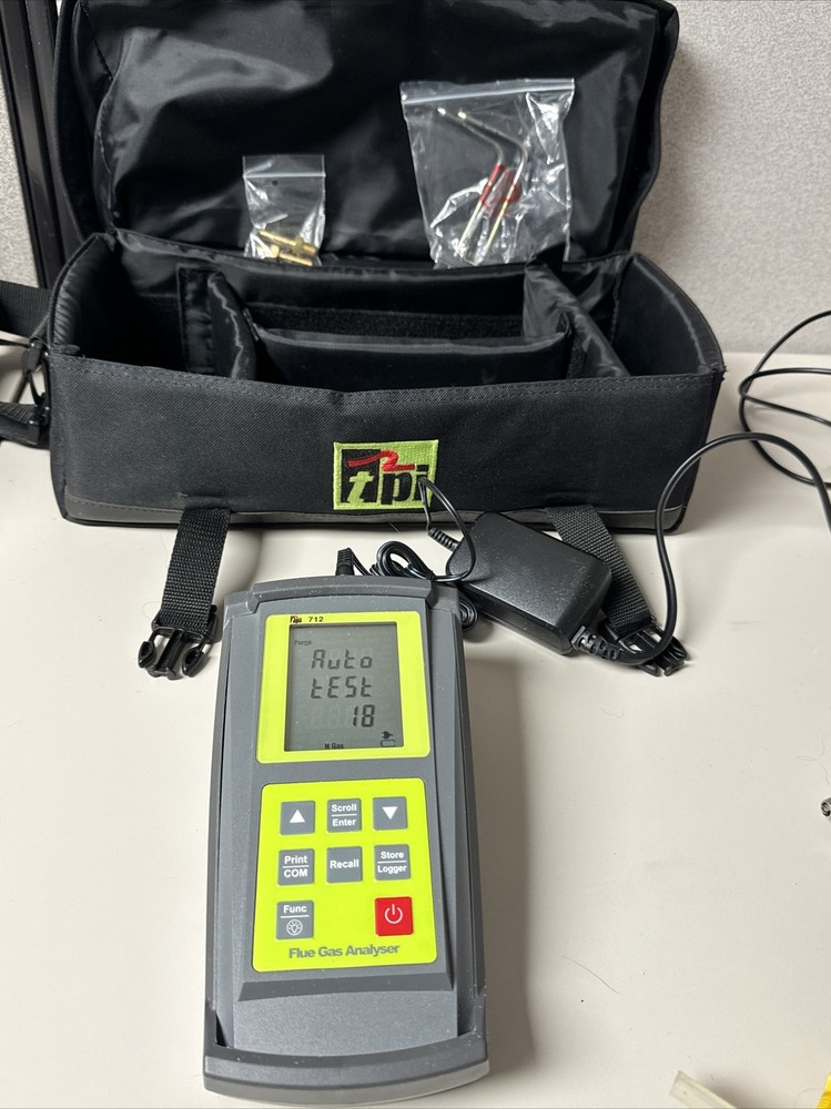 TPI 712 Combustion Efficiency Analyzer with Flue Probe