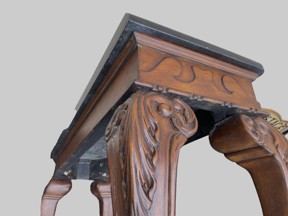 65363 Marble Top Console Table Stand