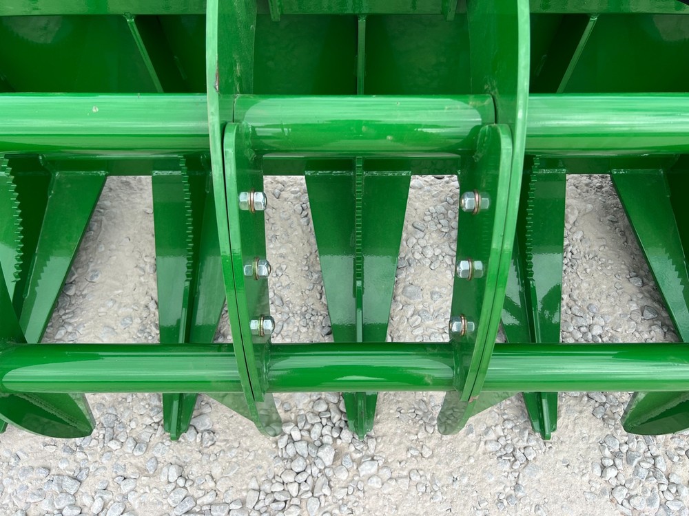 Proworks 72" Root Rake Clam Grapple Attachment John Deere Compact Tractor Loader