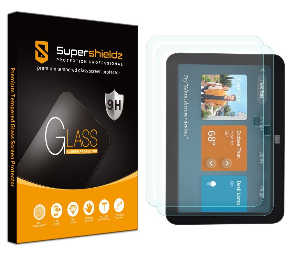 [2-Pack] Supershieldz Tempered Glass Screen Protector for Echo Show 8 (2023)
