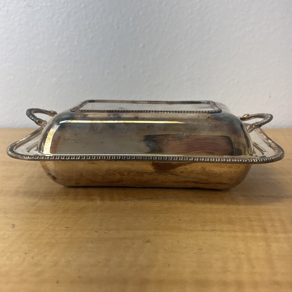 Crescent Silverware Covered Serving Dish 3139A
