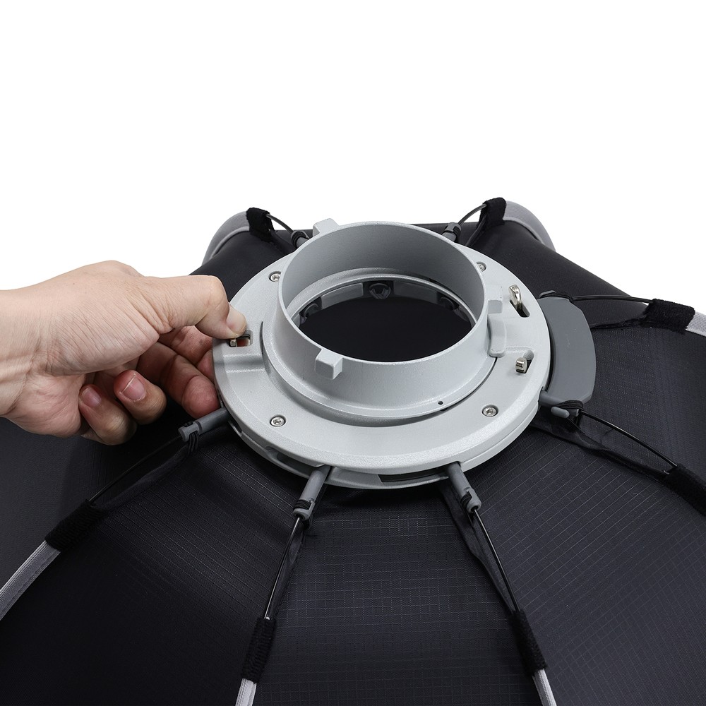 US TRIOPO K3-65 65cm Studio Flash LED Light Quick-Setup Octagon Softbox + Grid