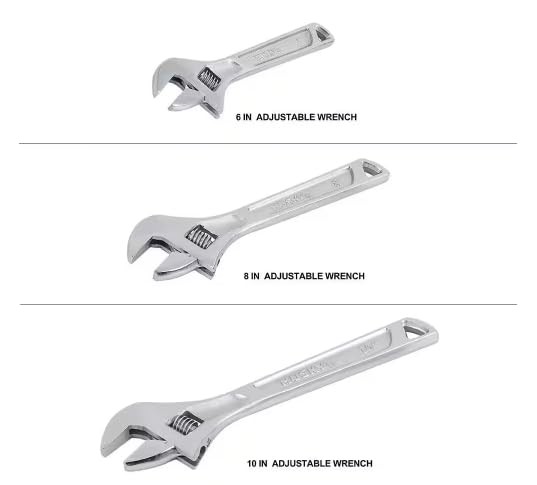 Husky Adjustable Wrench Set (3-Piece)