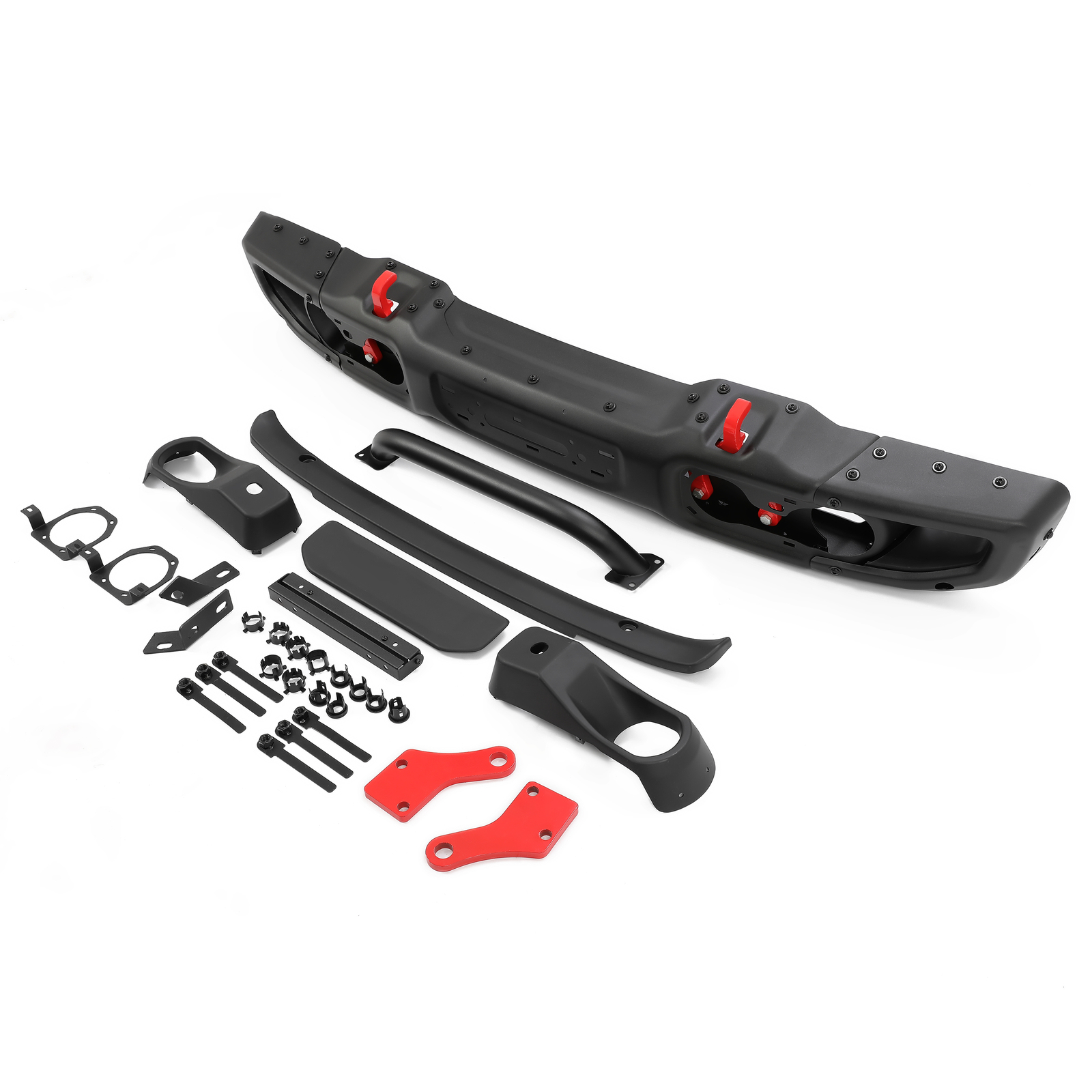 For Wrangler JL Rubicon / Gladiator 2018-2023 Steel Front Bumper Kit 10th Style