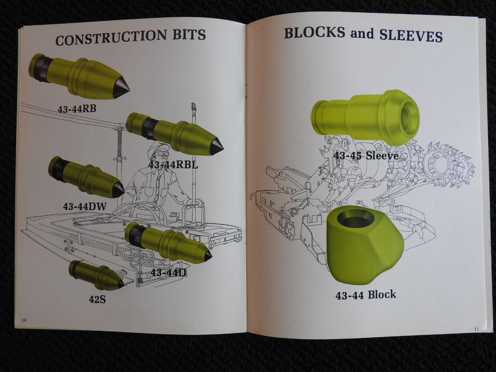 1977 MTI Mining Tools Inc "Carbide Drilling Bits" Engineering Brochure Mentor OH