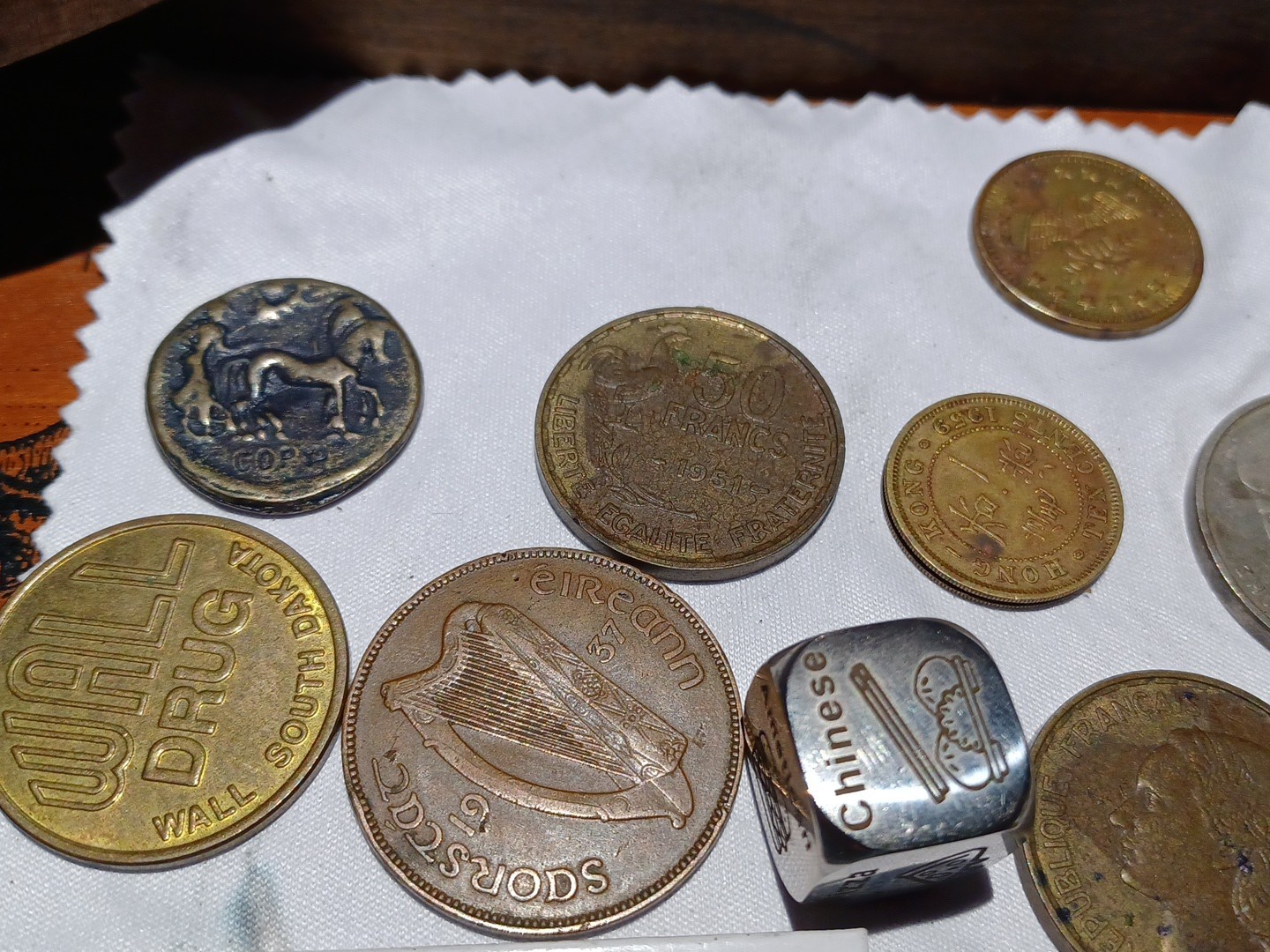 Coins, Tokens, And A Dye~