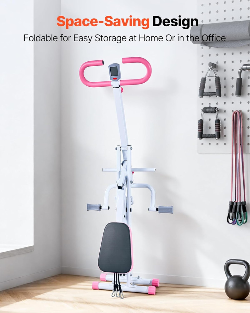 Squat Machine, Deep Squat Rowing Machine for Home, Easy Setup & Foldable Exercis
