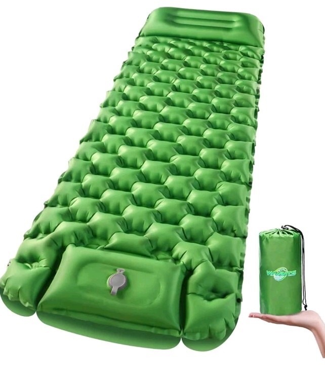 WANNTS Sleeping Pad, Ultralight Inflatable Sleeping Pad for Camping, Built-in...