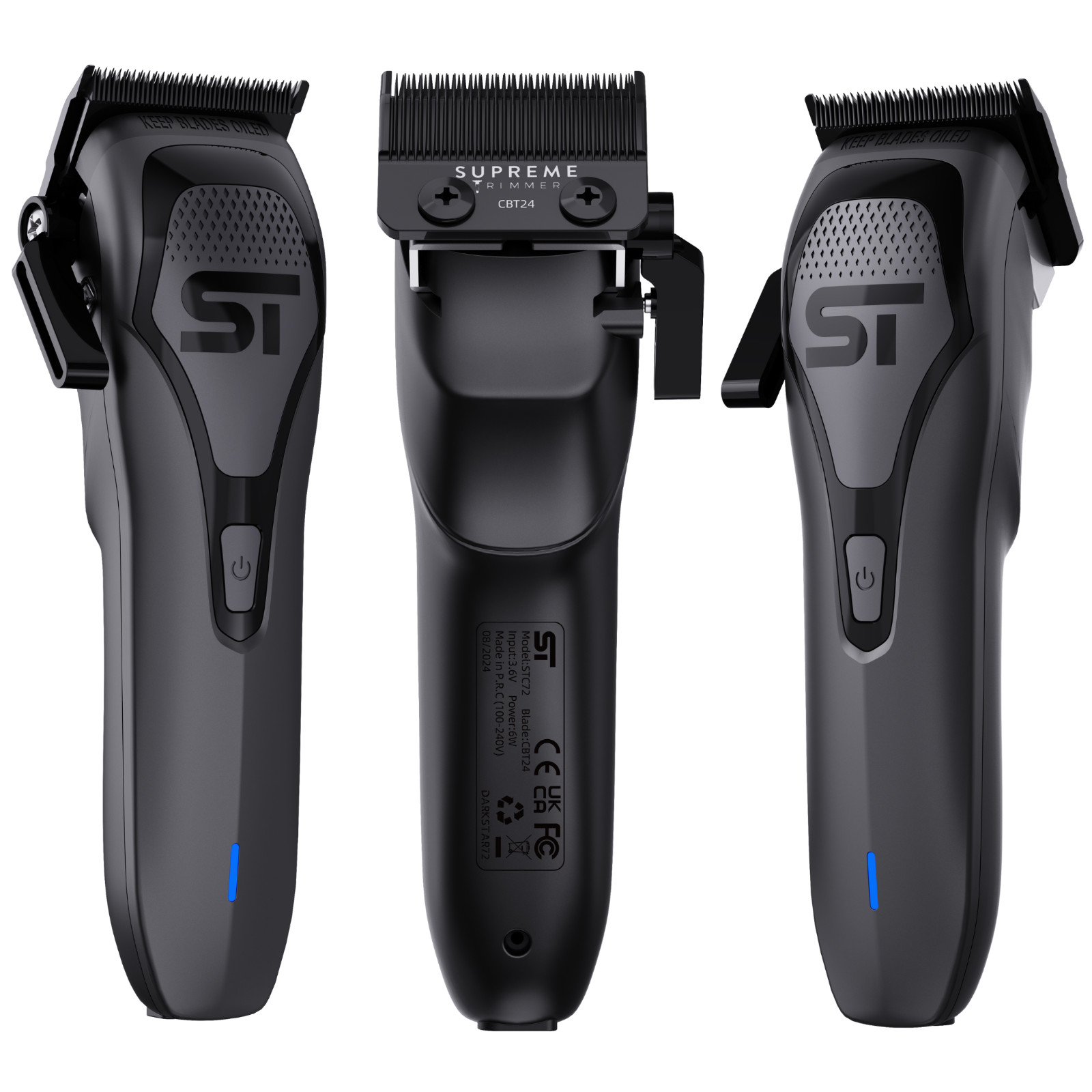 Supreme Trimmer DARKSTAR72 Hair Clipper w/ Vector Motor | STC72 - Recertified