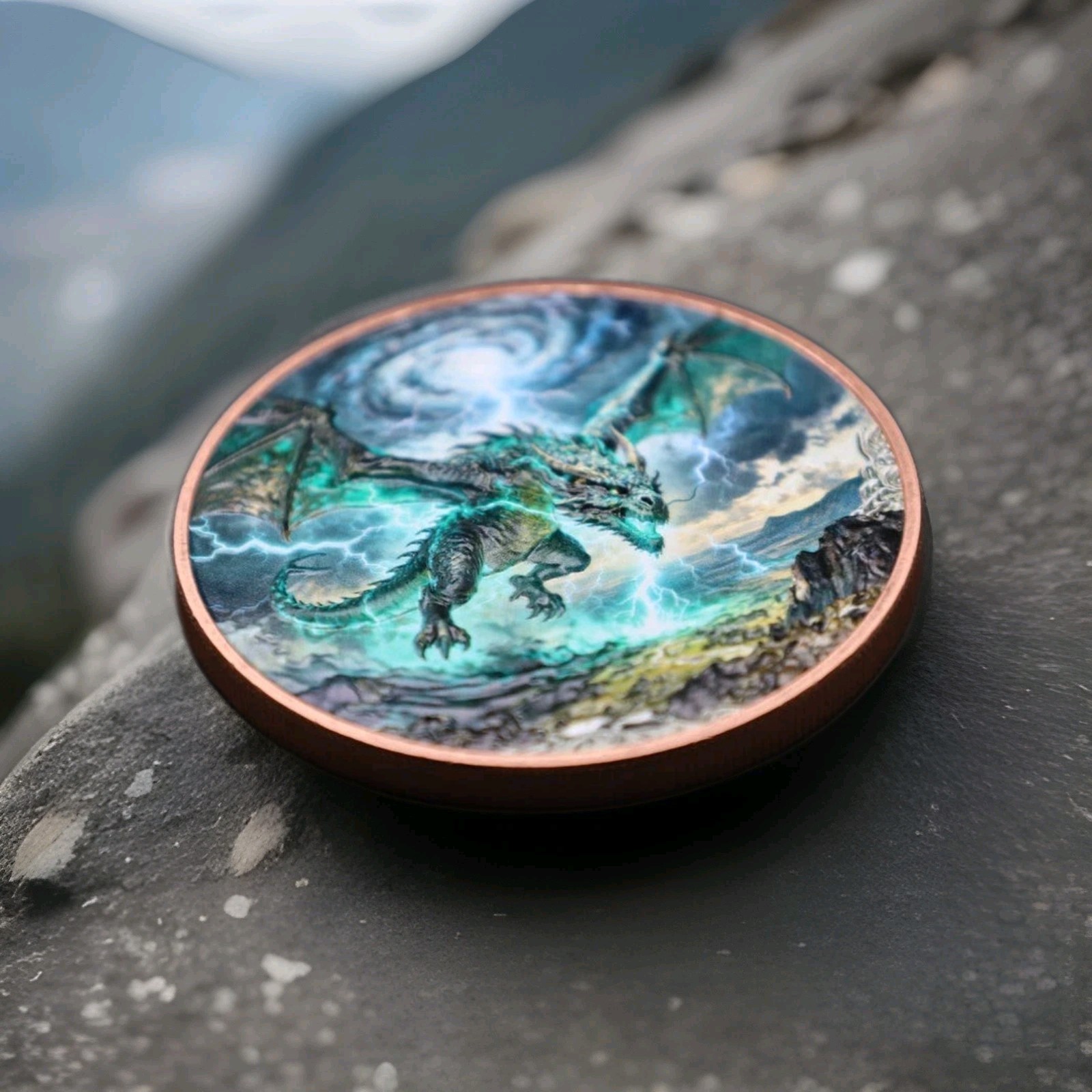 5oz Fine Copper .999 2026 Dragon Flight Colorized Limited Edtion 5,000 PRE-ORDER