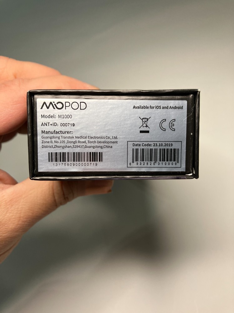 MIOPOD M1000 HEART RATE TRACKER FOR PERFORMANCE TRAINING (a158)