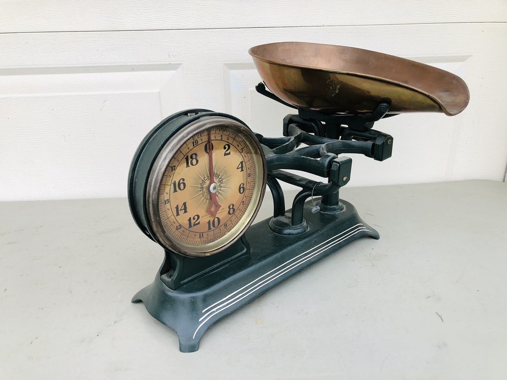 VINTAGE Jacobs Bros Scale 2 Sided General Store
