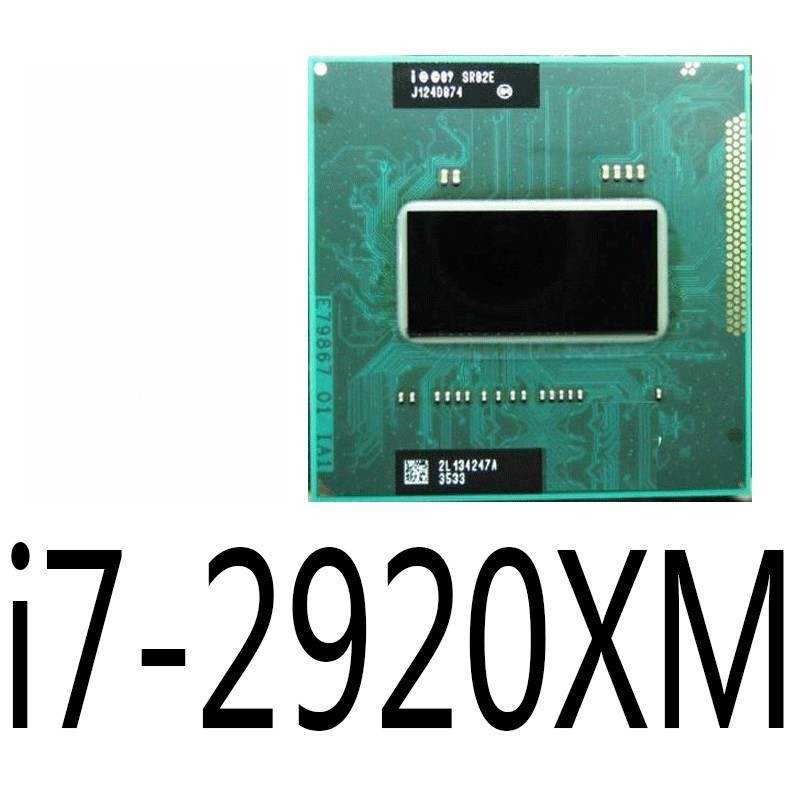Intel Core i7-2920XM 2.5G/4 cores/8M SR02E Mobile CPU Processor