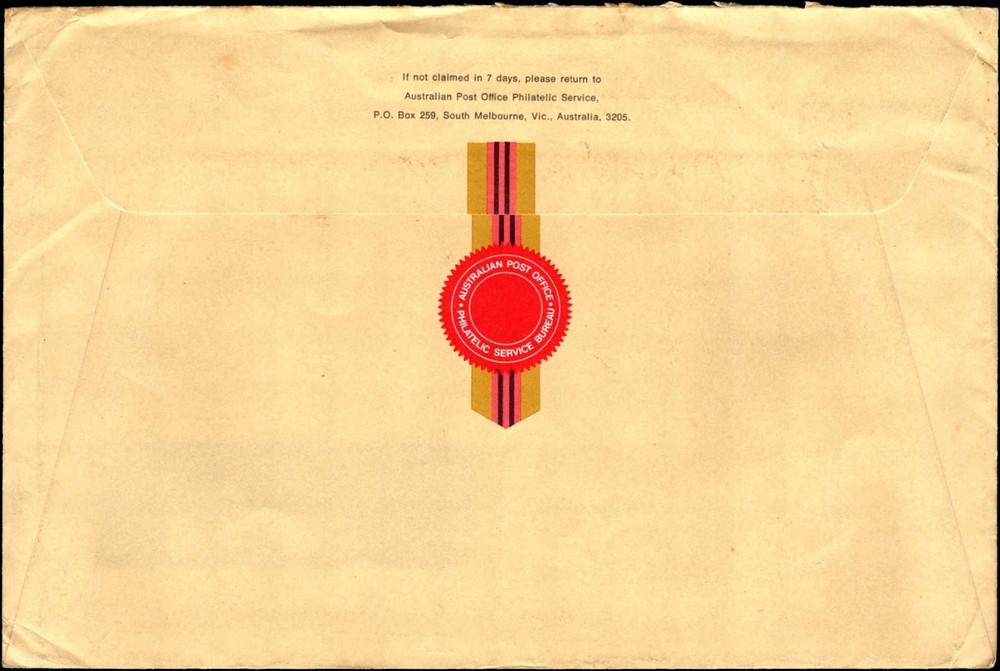 Australia Philatelic Service Envelope Royalty Presentation Insert