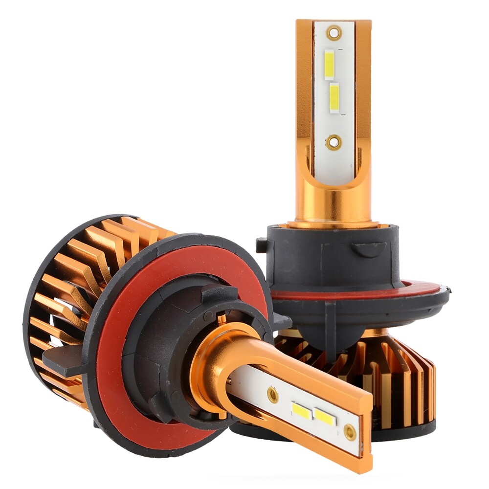 AUXBEAM 9008 H13 LED Headlight Bulbs Kit High Low Beam Super Bright Canbus 6500K