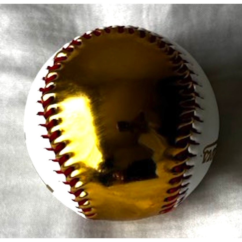 Los Angeles Dodgers Gold × White Replica Baseball