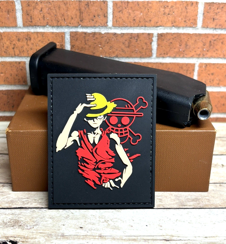 Tactical PVC Patch - Straw Hat One Piece Patch - Morale Pirate Luffy Patch