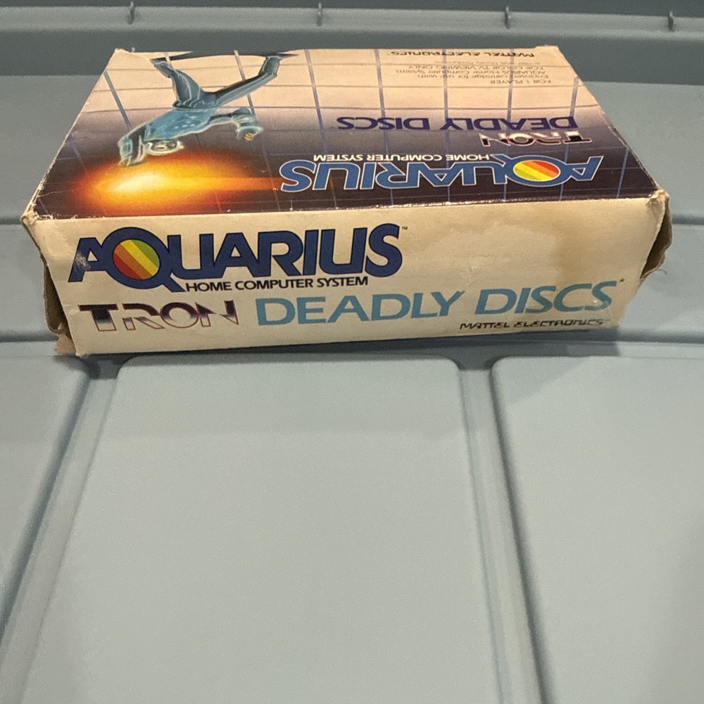 Aquarius Tron Deadly Discs Mattel Electronics Home Computer System 1982 Tron