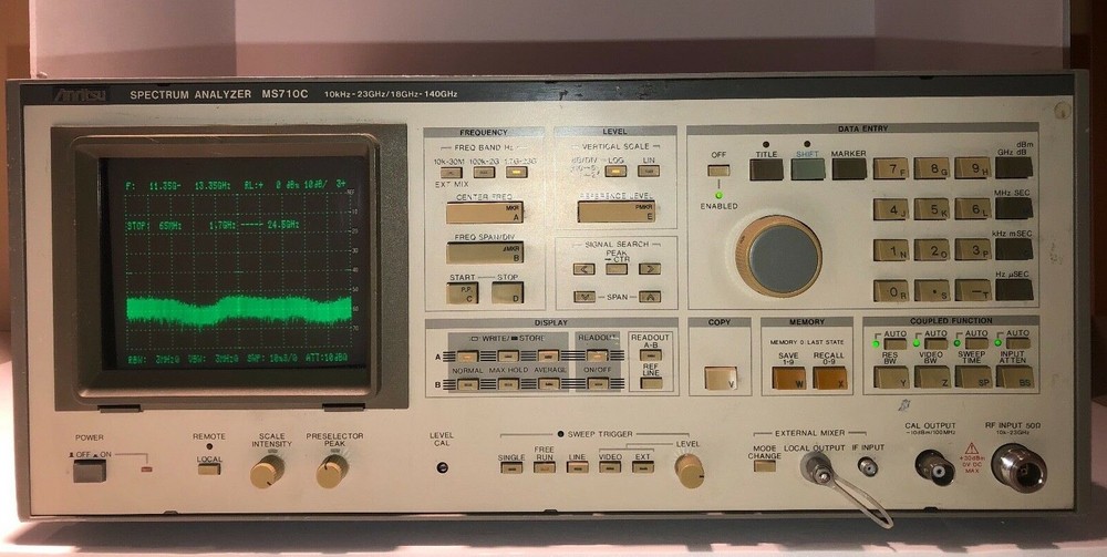 Anritsu MS710C 100kHz-23GHz Spectrum Analyzer
