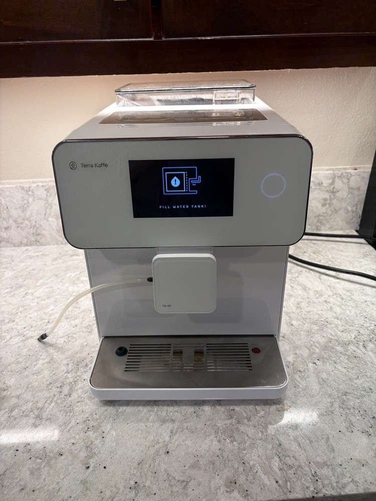 Terra Kaffe TK-01 Super Automatic Programmable Espresso Machine Pls Read!