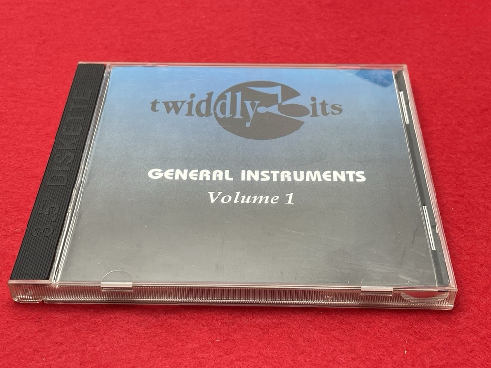 TWIDDLY BITS MIDI SEQUENCER MUSIC DISK 3.5" VOL 1 GENERAL INSTRUMENTS KEYFAX 95