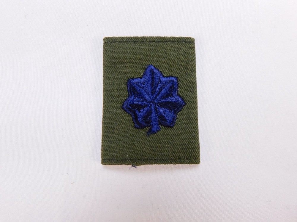 US Air Force USAF Gortex Loop Rank Lt Col Colonel O-5 BDU Green Slide Patch