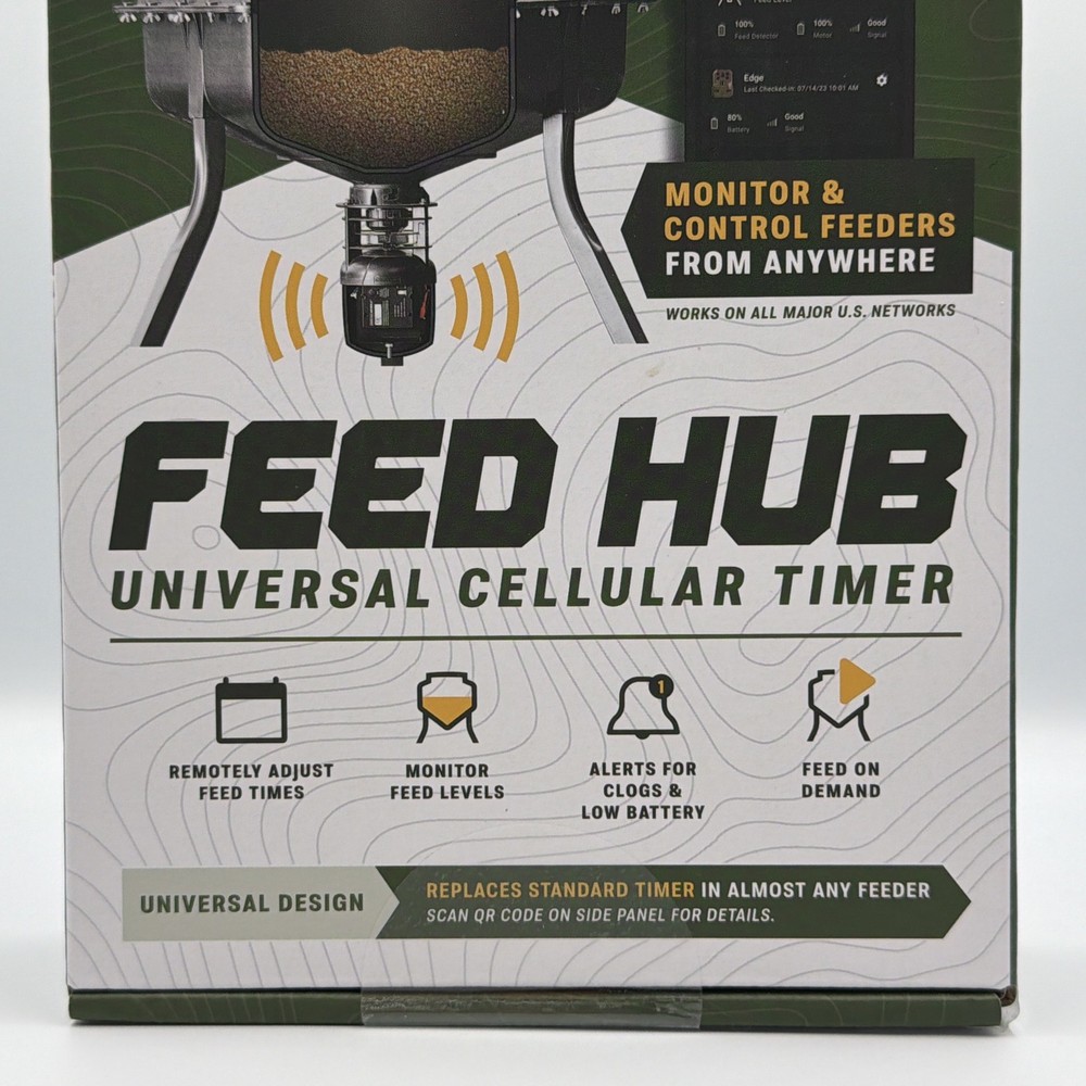 Moultrie Feed Hub - Universal Cellular Timer - Feed Level Detector **NEW**