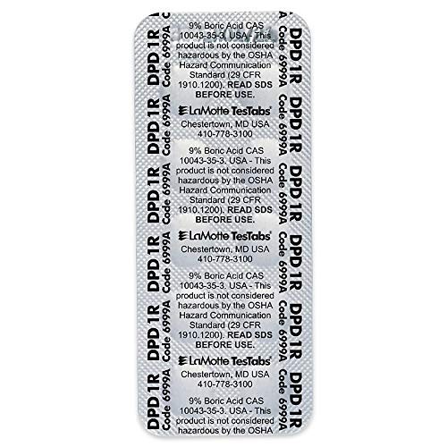 6999A Visual Grade DPD Rapid Tabs for Pool Testing 100 ct.