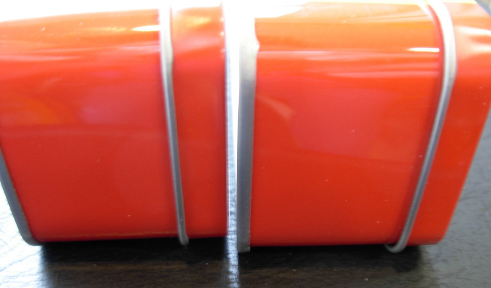 Two Wrigley's Juicy Fruit Tin Containers