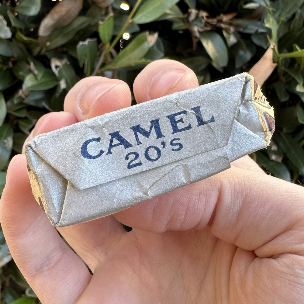 EMPTY EMPTY WWII WW2 Era US 1940s Camel EMPTY Pack - NO CONTENTS