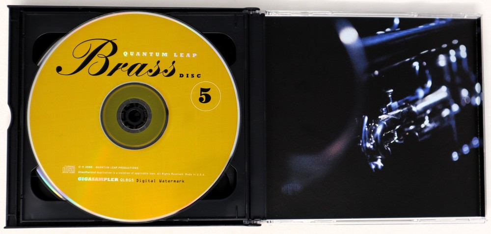 East West Quantum Leap Brass Gigasampler Sample/Sound Library/Sampling 5 CD
