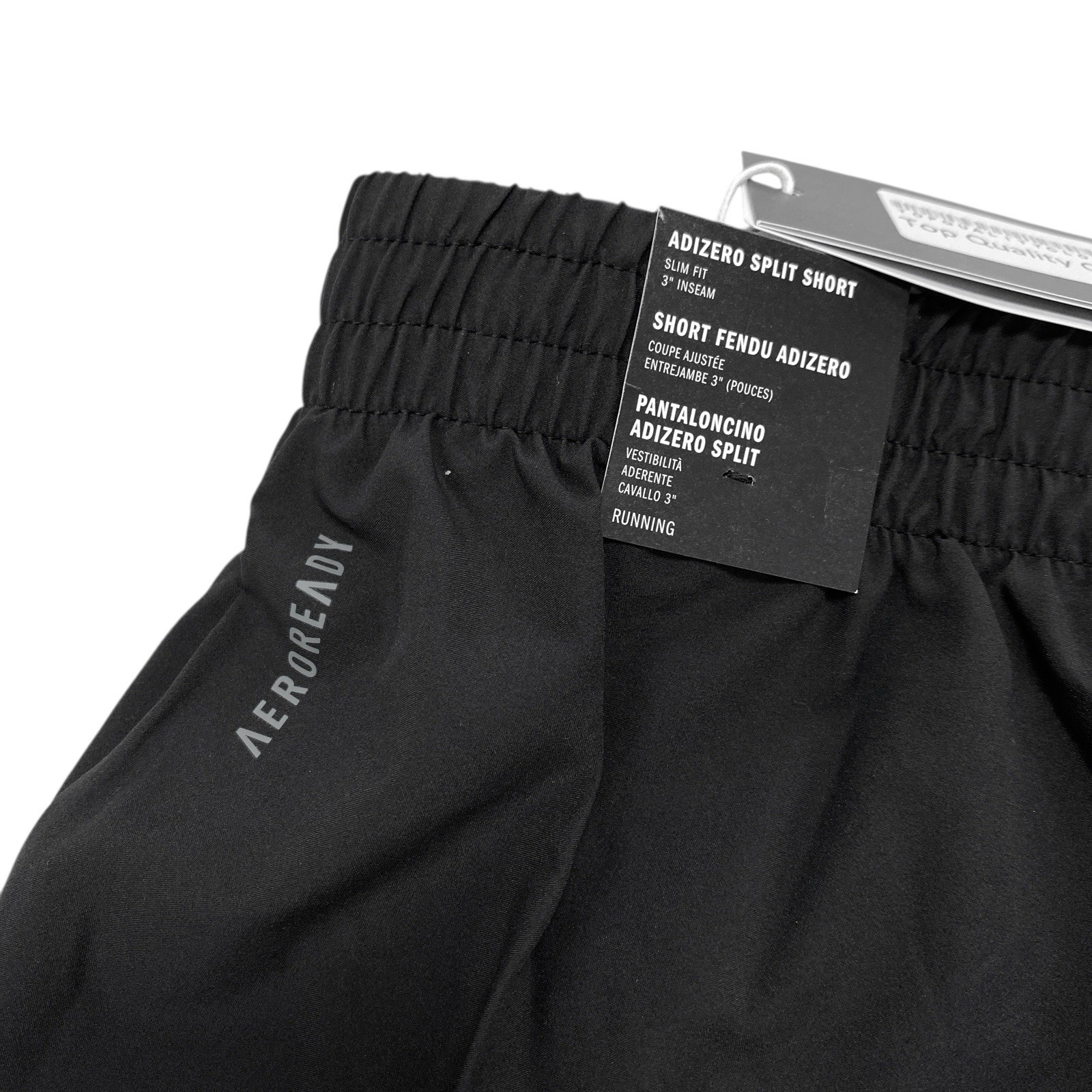 adidas Adizero Essentials Men's 3'' Split Running Shorts Size M Black IN1159