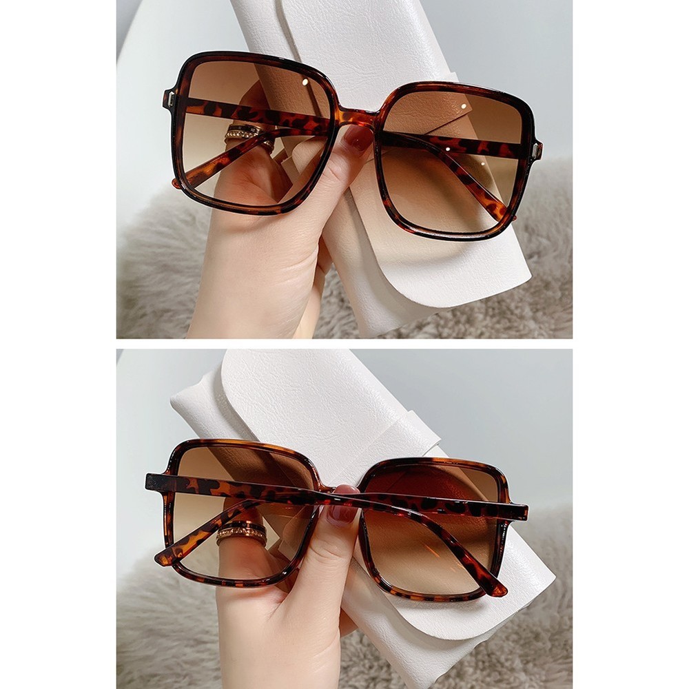 Gradient Color Square Sunglasses Featuring Ergonomic Lightweight Design