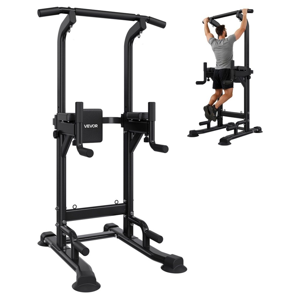 330lb Full Body Power Tower 12-Height 4-Adjust Back Rest