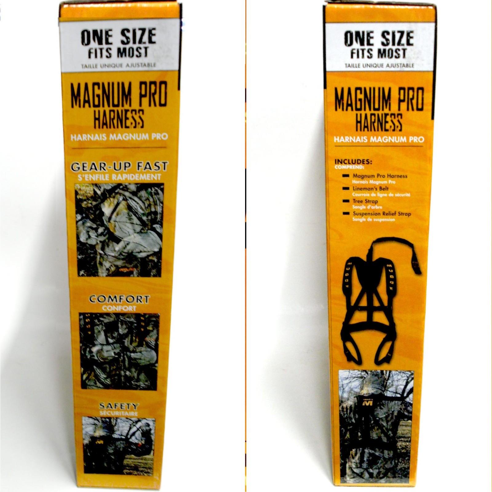 MUDDY MAGNUM PRO TREE STAND SAFETY HARNESS w/BELT-TREE& SUSPENSION RELIEF STRAPS