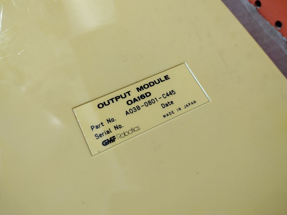 GMF Robotics OA16D OUTPUT MODULE A03B-0801-C445 Fast Shipping