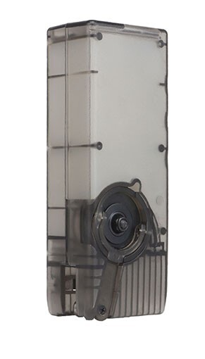Lancer Tactical 1000 Round Silent Side Winding Airsoft Speed Loader Clear Black