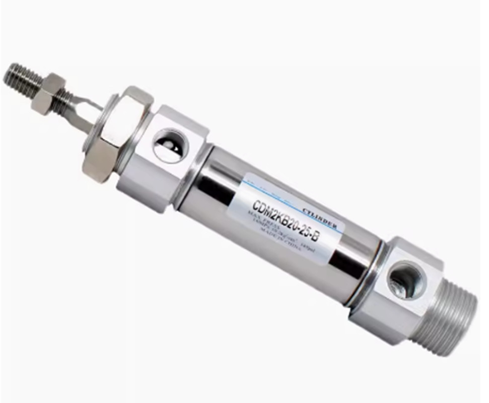 1pc CDM2KB 20-25Z Stainless steel mini cylinder double acting buffer type
