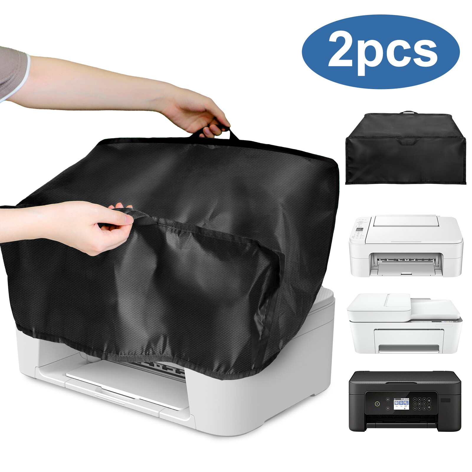 2 PCS Printer Dust Cover Set for Canon HP Water & Dust Resistant, 18.1x15x8.3in