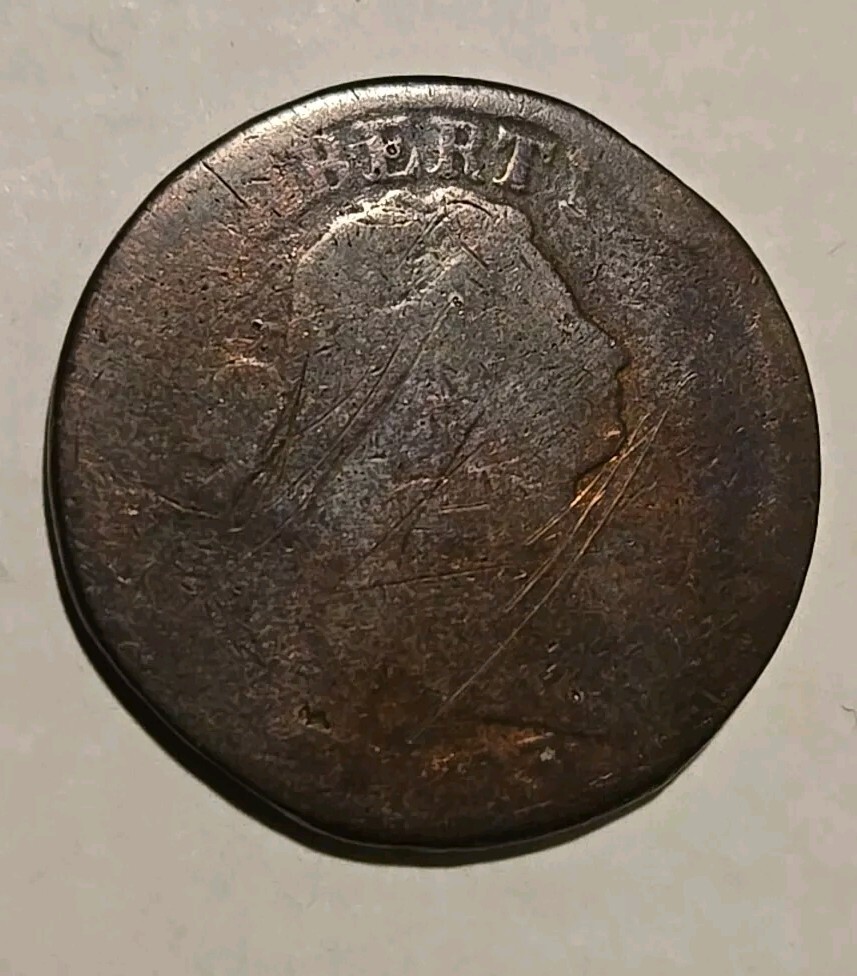 1803 U.S.  Liberty Draped Bust Large One Cent Coin Circulated