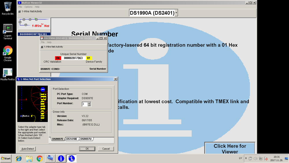 Digital USB DS18B20 1wire -55+125C thermometer probe for linux win pc