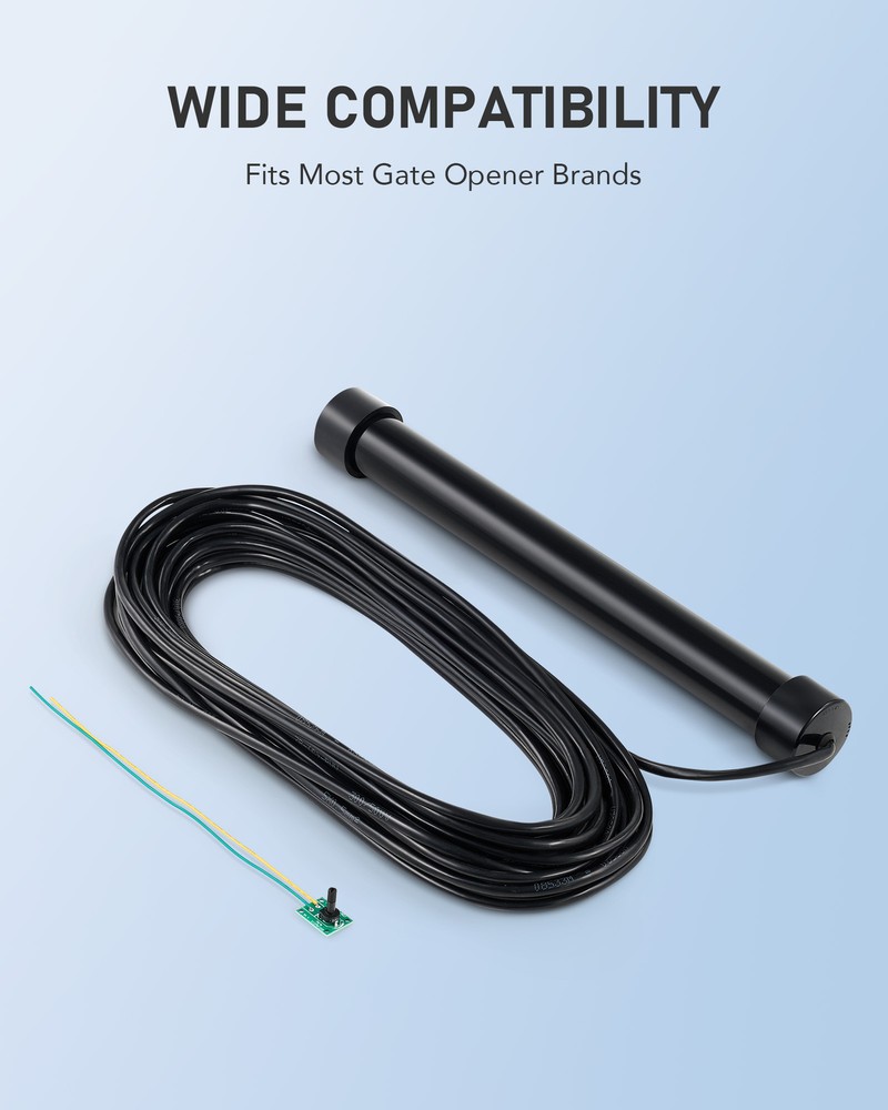 CO-Z Wired Vehicle Sensor Exit Wand for Automatic Gate Opener with 50 ft. Cable