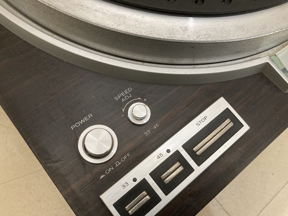 TRIO KP-5050 Direct Drive Turntable Record Player Working Hinge issue