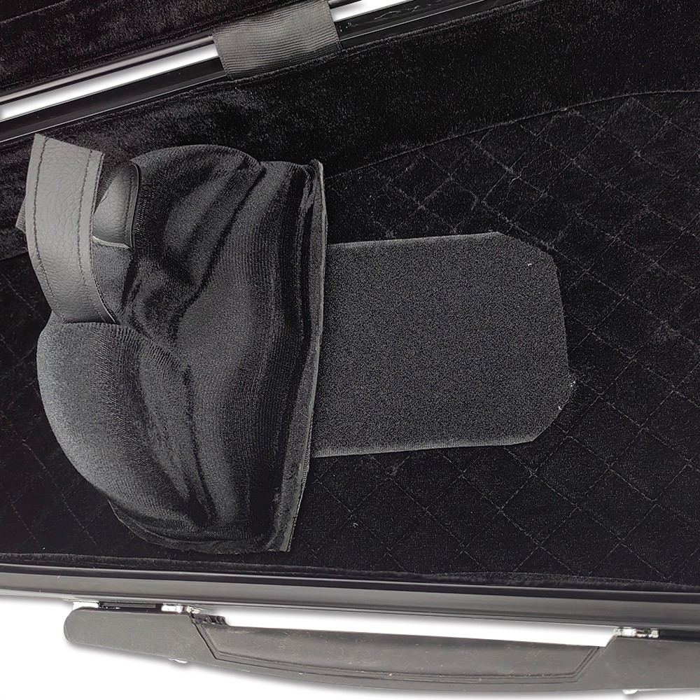 Fiber Viola Hard Case 16-16.5" Mixed Carbon Removable Neck Block & Toggle Handle