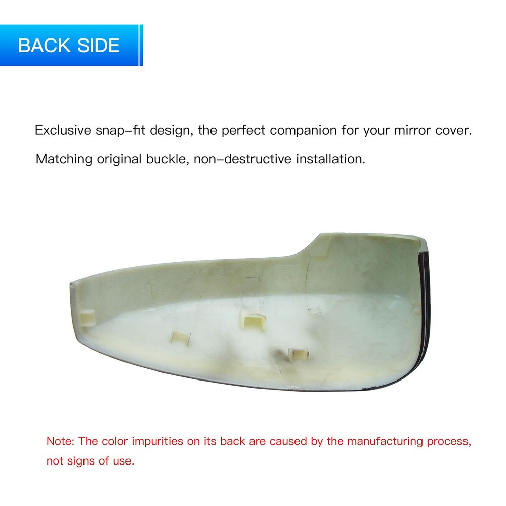 TKPUFR Left Driver Side Mirror Cover Cap Compatible with VW