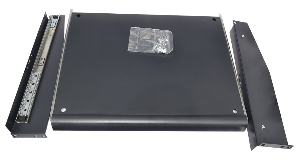 2 X PCS 19" Rack Mount ADJUSTABLE Pull-Out Sliding Keyboard Mouse Shelf Tray