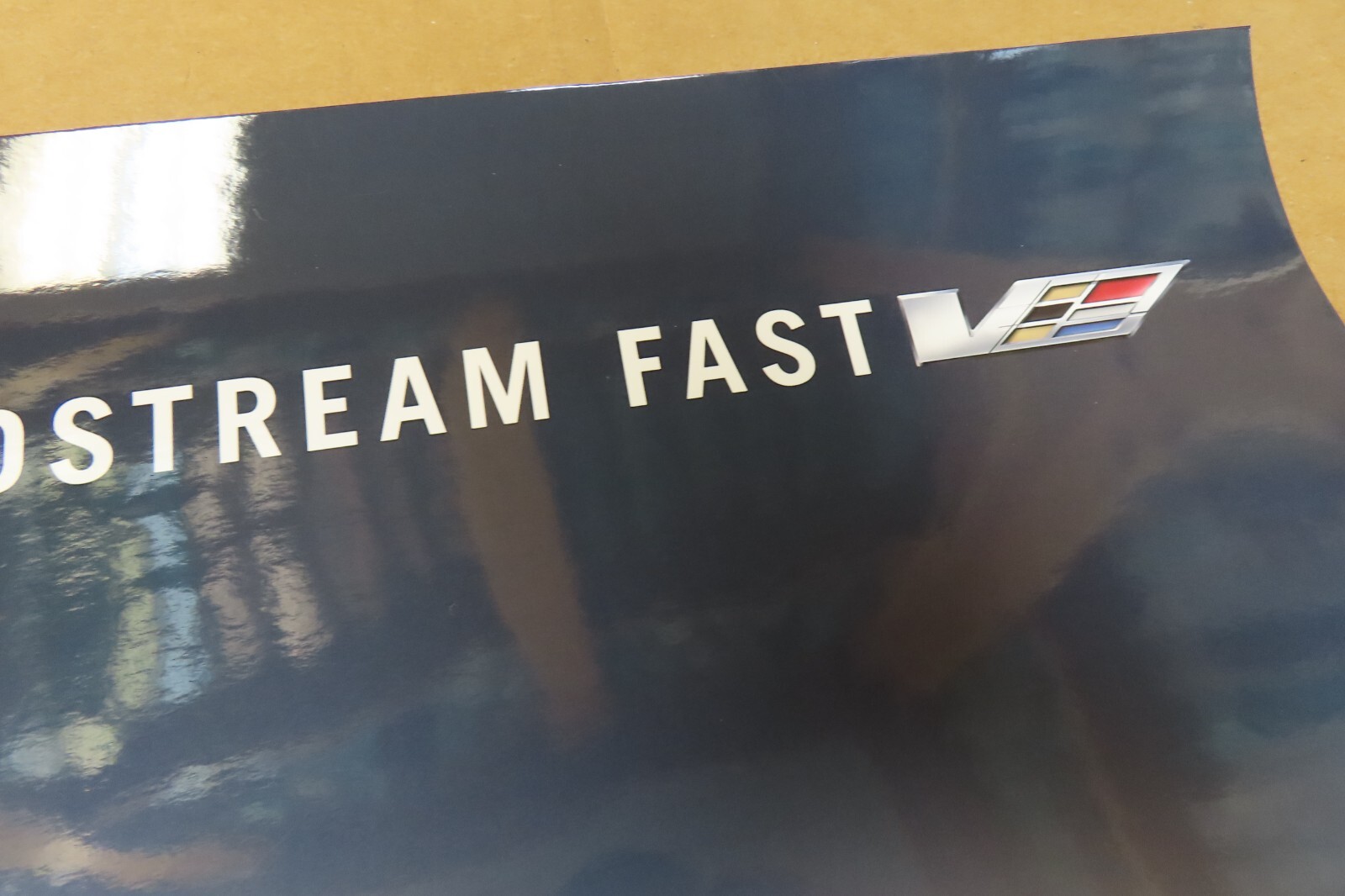 Factory GM original dealership Cadillac XLR-V, V series factory poster showroom