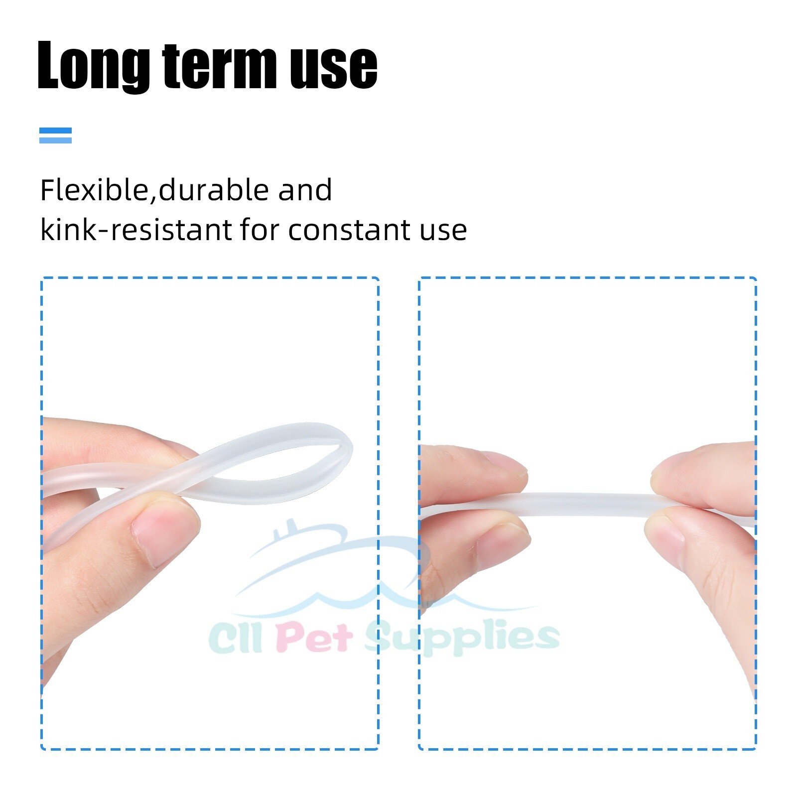 AQUANEAT Aquarium Tubing, 8 Feet Airline Tubing for Fish Tank Air Pump