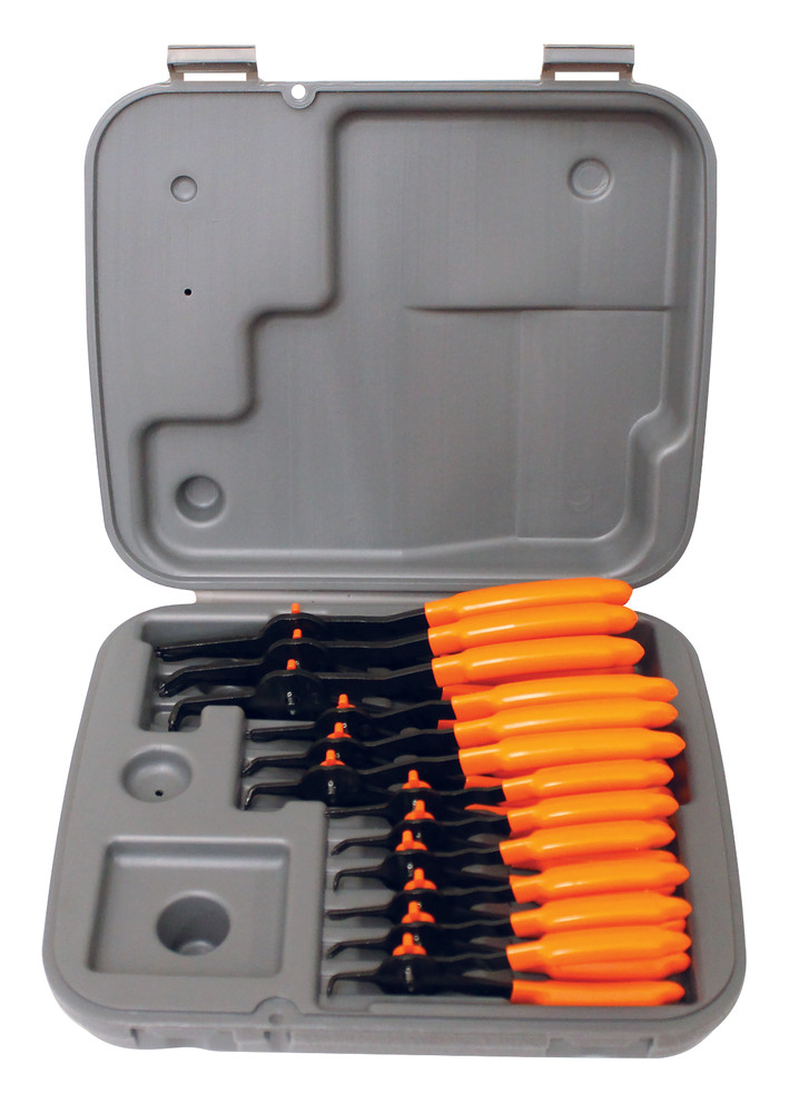 Lang USA 12pc Convertible Snap Ring Plier Set V-Switch Internal External 3595