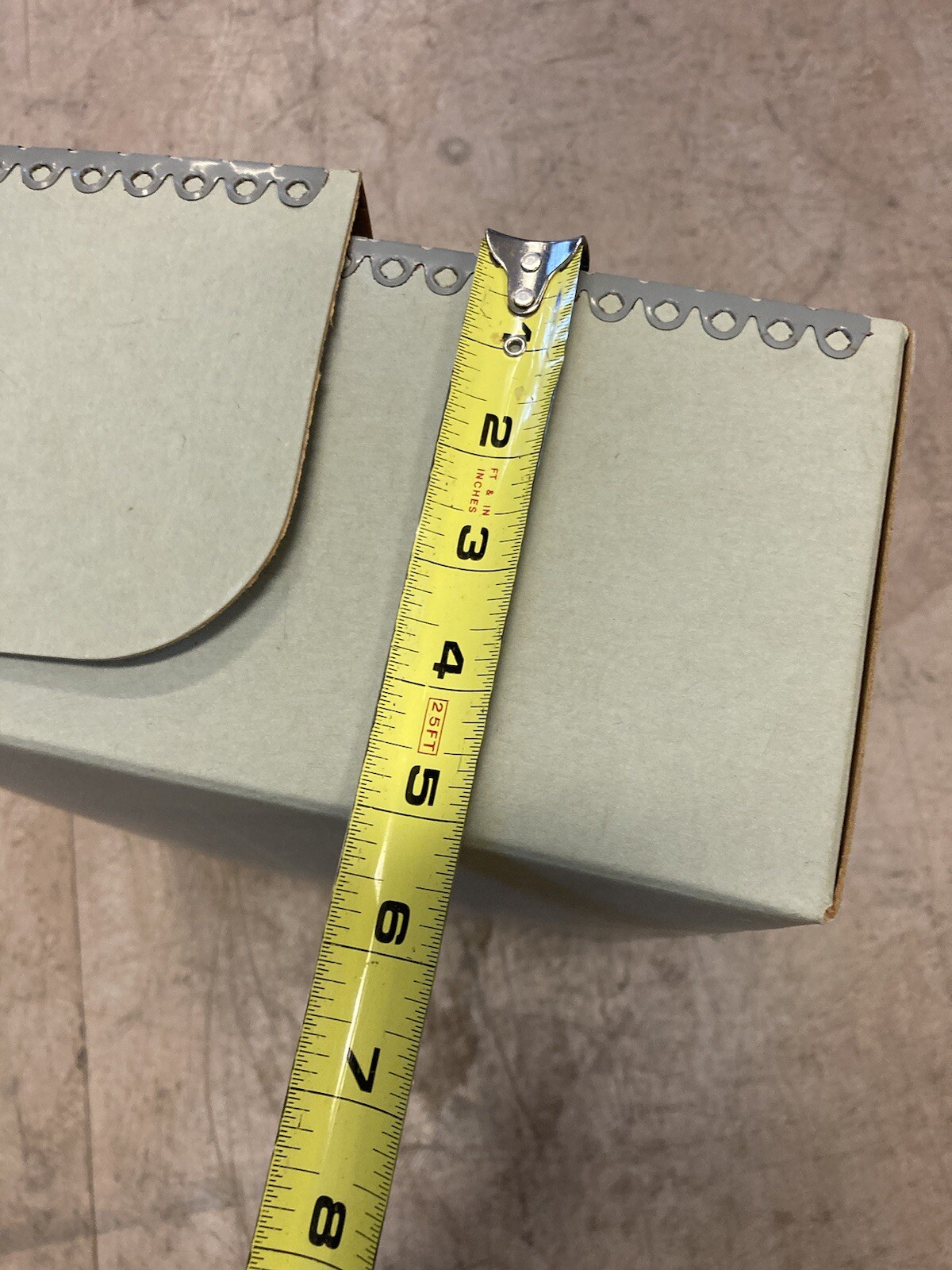 Vtg Archival Folio Storage Box Metal Edge Archival Boxboard AcidFree 15.5x10.5x5